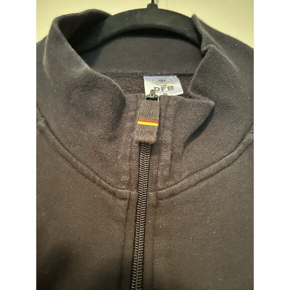 DFB Germany Soccer Mens Fleece Jacket Deutscher Fussball Bund Sz M - Picture 5 of 9